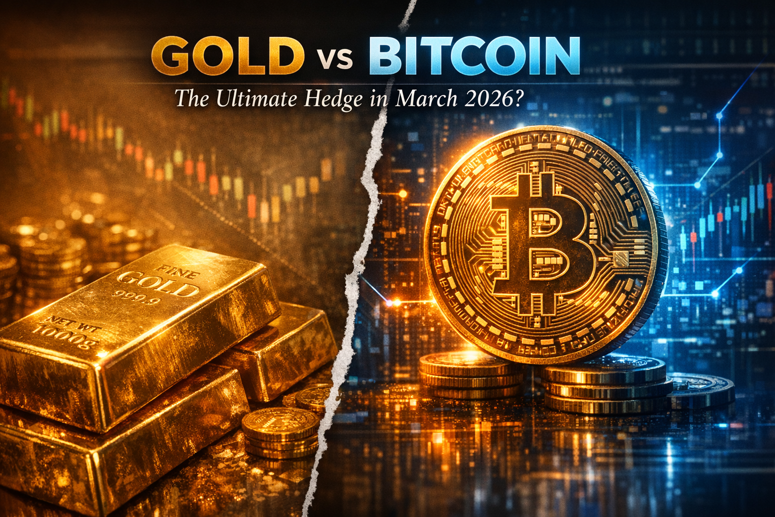 Gold vs Bitcoin: The Ultimate Hedge in March 2026