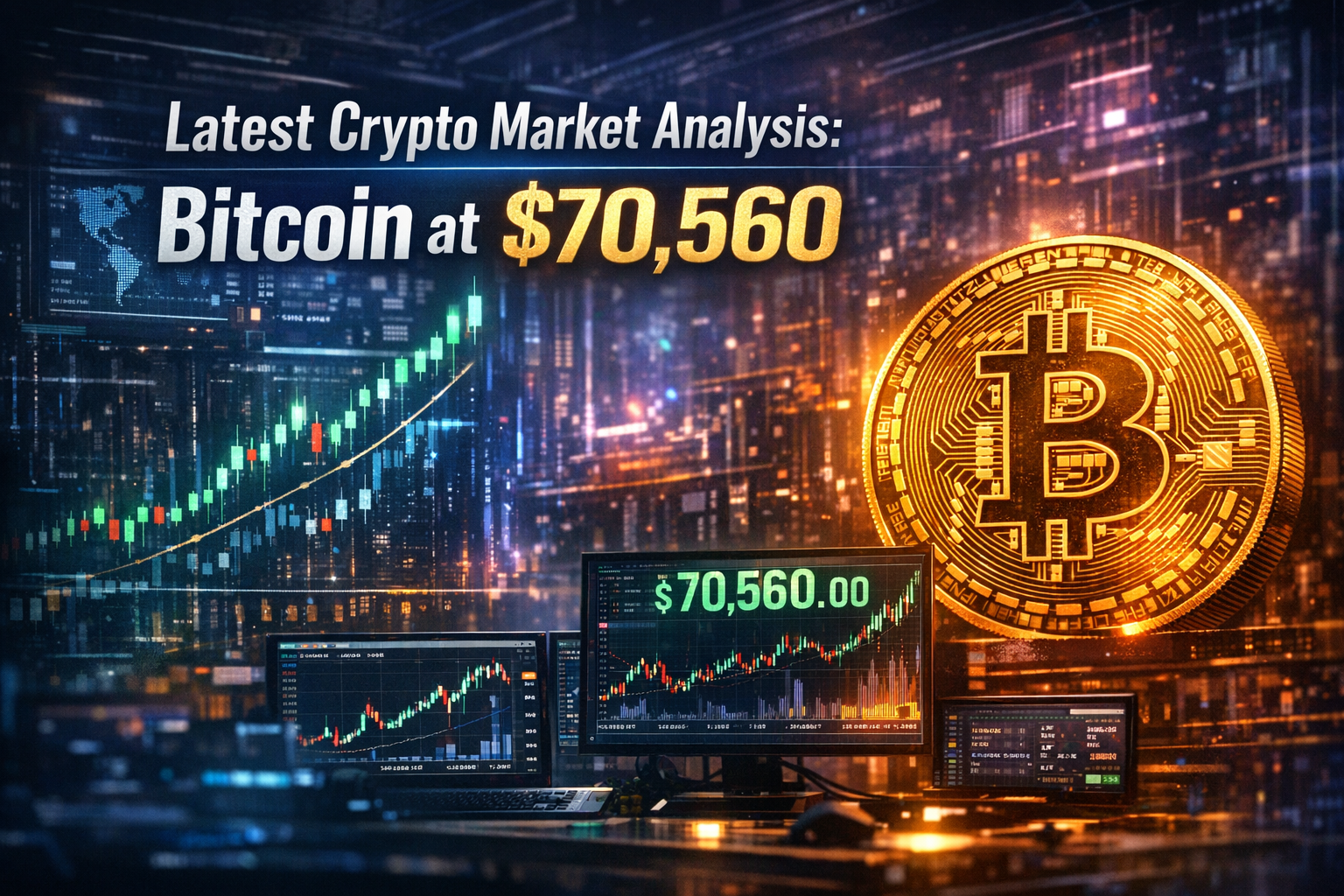 Latest Crypto Market Analysis: Bitcoin at $70,560
