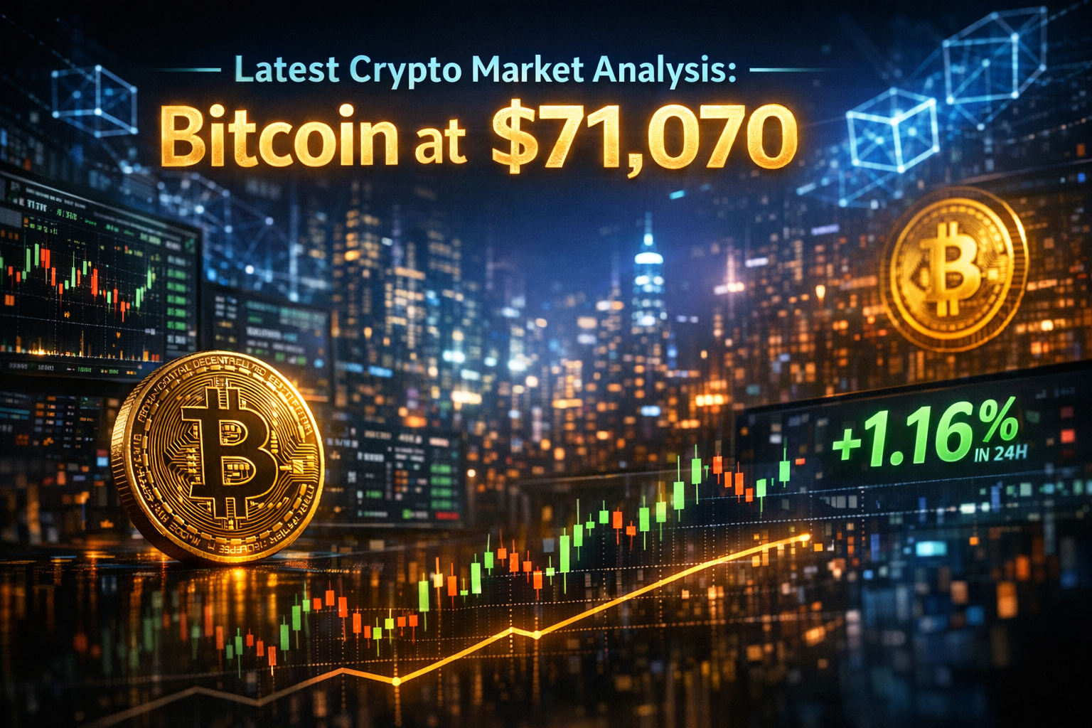 Latest Crypto Market Analysis: Bitcoin at $71,070