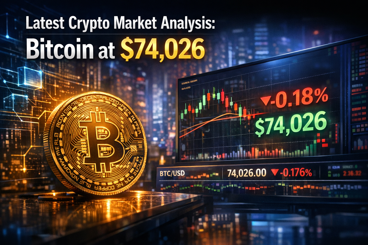 Latest Crypto Market Analysis: Bitcoin at $74,026